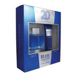 Set blue seduction for men 20 years 2pzs 100ml edt spray/ after shave 75ml.